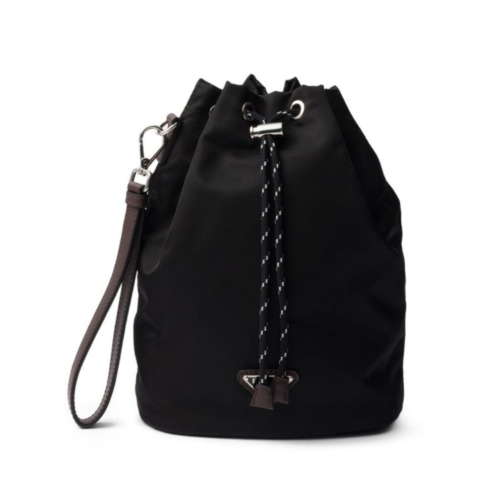 Prada Men Prada Speedrock Re-Nylon And Leather Pouch